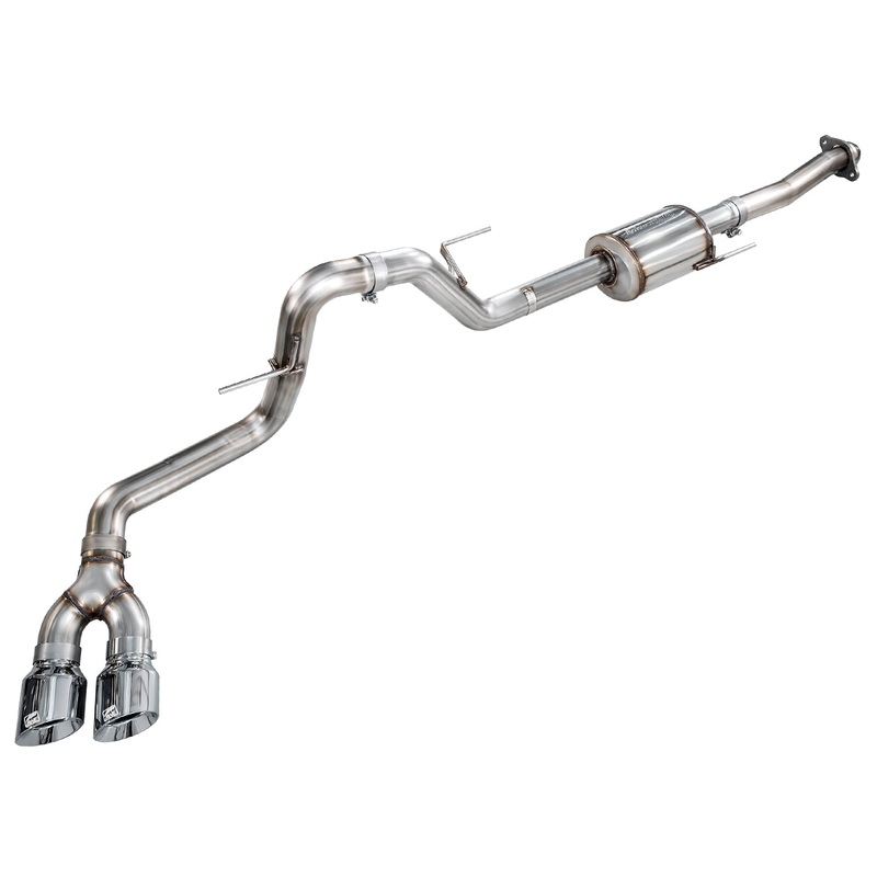 AWE 3015-32145 – 21-25 Ford F150 (14th Gen Reg Cab) Cat-Back Exhaust – 4.5in Dual Side Exit Chrome Tips