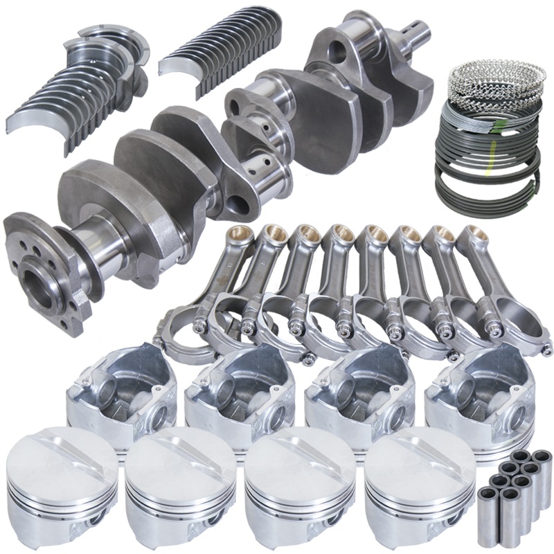 Eagle 13055060 – Chevy 350 3.750in Crank 5.700in I-Beam Rods -7cc Flat Top 4.060in Pistons Rotating Assembly