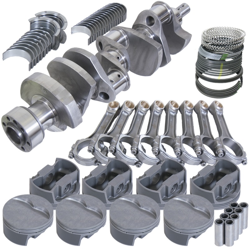 Eagle 13057L060 – Chevy LT1350 1Pc 3.750in Crank 6.000in I-Beam Rods -5cc 4.060in Pistons Rotating Assembly