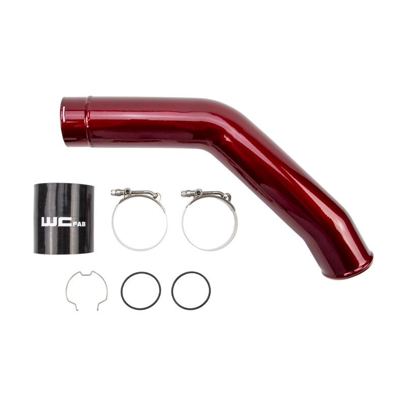 Wehrli WCF100316-SY – 15-24 Ford 6.7L Power Stroke 3in Hot Side Intercooler Pipe – Shocker Yellow