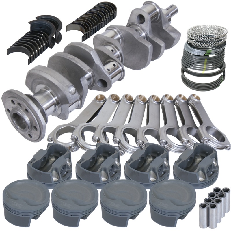Eagle 12010060 – Chevy 350 3.750in Crank 6.000in H-Beam -16cc Inv Dome 4.060in Pistons Rotating Assembly
