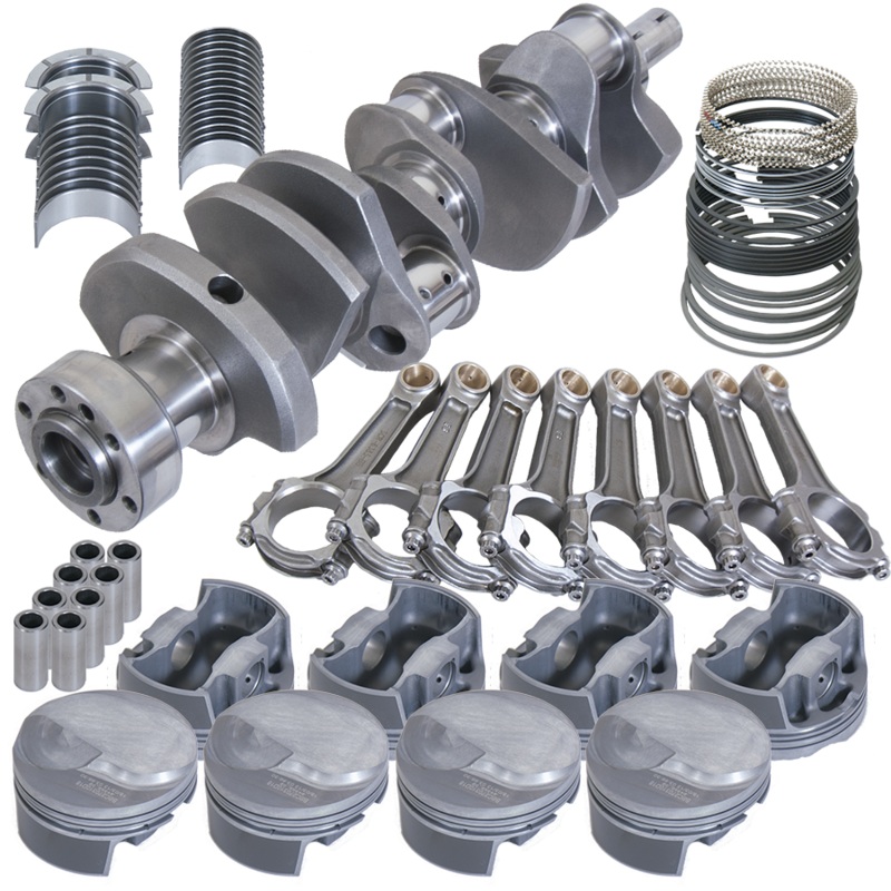 Eagle 18022L060 – Chevy 454 1Pc 4.250in Crank 6.385in I-Beam Rods 18cc Dome 4.310in Pistons Rotating Assembly