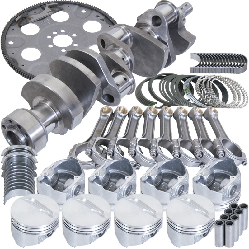 Eagle B13555L04053 – Chevy LT1350 1Pc 3.750in Crank 5.700in I-Beam Rods 4.040in Pistons 153 Tooth FP Blncd Assembly