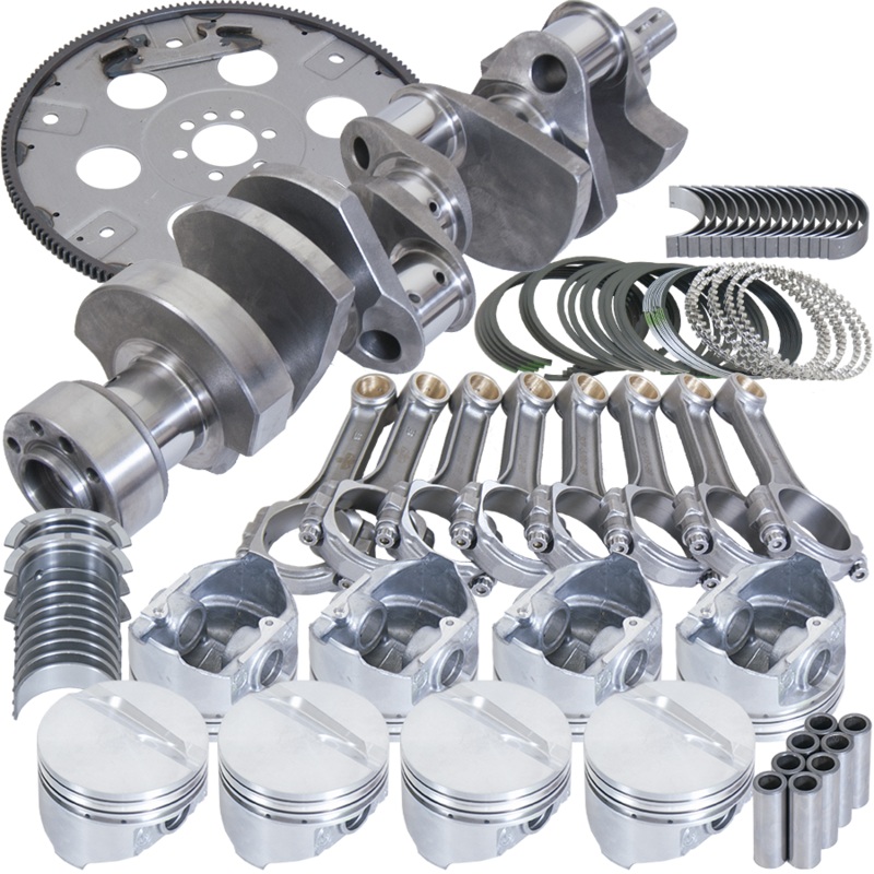 Eagle B13555L04068 – Chevy LT1350 1Pc 3.750in Crank 5.700in I-Beam Rods 4.040in Pistons 168 Tooth FP Blncd Assembly