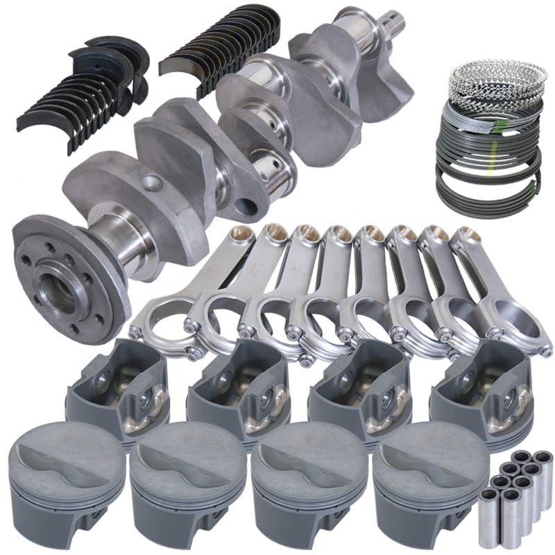Eagle 12001000 – Chevy 350 3.480in Crank 5.700in H-Beam -5cc Flat Top 4.000in Pistons Rotating Assembly