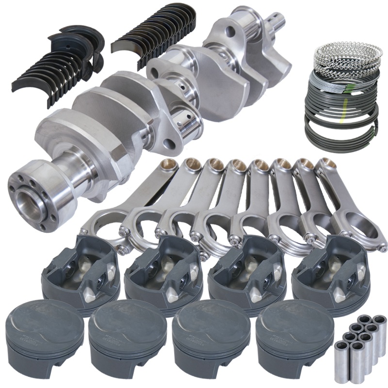 Eagle 12136040 – Chevy LT1 350 1Pc 3.750in Crank 6.000in H-Beam 11cc Dome 4.040in Pistons Rotating Assembly
