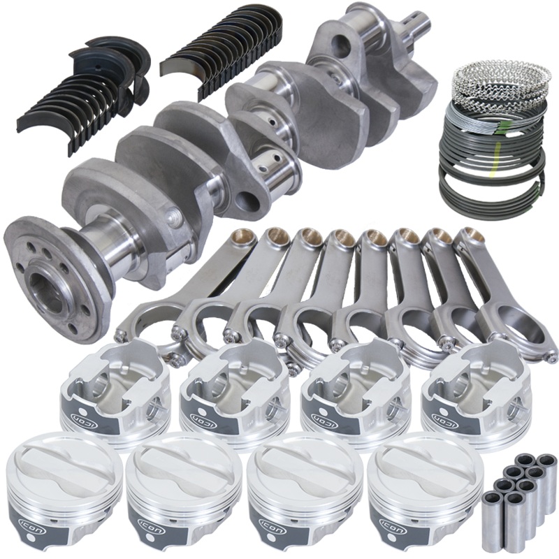 Eagle 12303L000 – Chevy LT1 350 1Pc 3.750in Crank 6.000in H-Beam -18cc 4.000in Pistons Rotating Assembly