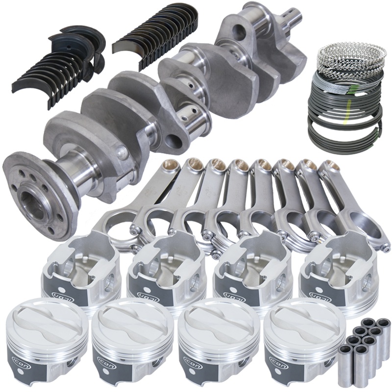 Eagle 12304L030 – Chevy LT1 350 1Pc 3.750in Crank 5.700in H-Beam -18cc 4.030in Pistons Rotating Assembly