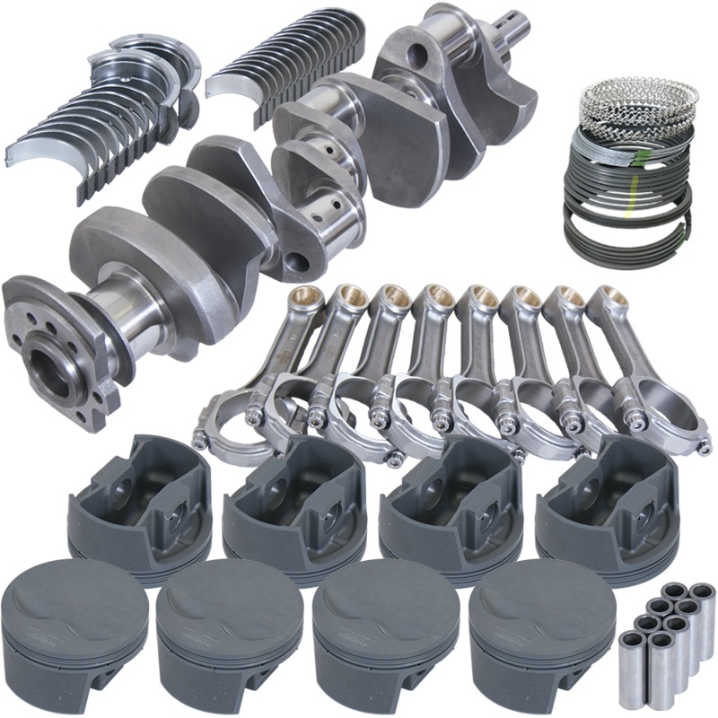 Eagle 13014000 – Chevy 400 3.750in Crank 5.700in I-Beam Rods -5cc Flat Top 4.125in Pistons Rotating Assembly