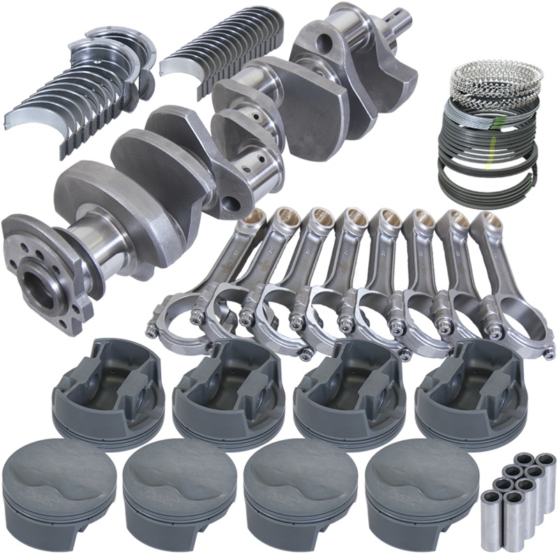 Eagle 13015040 – Chevy 400 3.750in Crank 6.000in I-Beam Rods -5cc Flat Top 4.165in Pistons Rotating Assembly