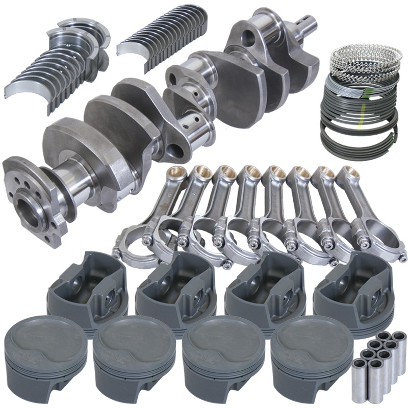 Eagle 13051030 – Chevy 350 3.750in Crank 5.700in I-Beam Rods -16cc 4.030in Pistons Rotating Assembly