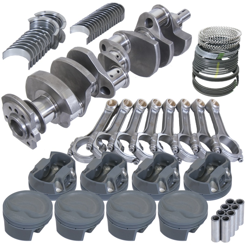Eagle 13052030 – Chevy 350 3.750in Crank 6.000in I-Beam Rods -16cc 4.030in Pistons Rotating Assembly