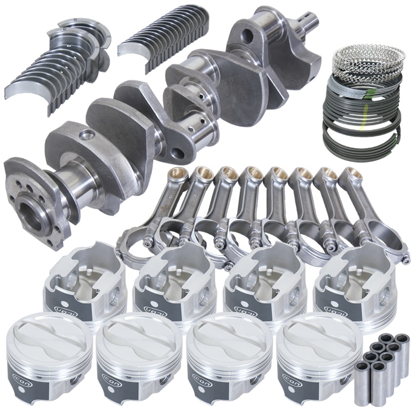 Eagle 13304060 – Chevy 350 3.750in Crank 5.700in I-Beam Rods -18cc 4.060in Pistons Rotating Assembly