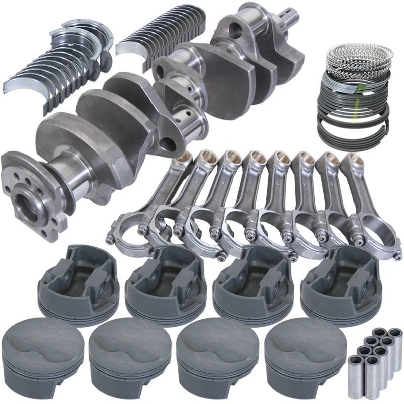 Eagle 13115040 – Chevy 400 3.750in Crank 6.000in I-Beam Rods -5cc Flat Top 4.165in Pistons Rotating Assembly