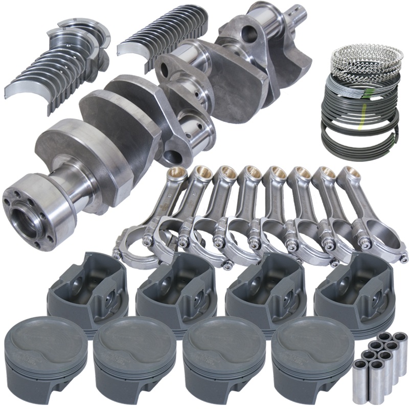 Eagle 13551L040 – Chevy LT1350 1Pc 3.750in Crank 5.700in I-Beam Rods -16cc 4.040in Pistons Rotating Assembly