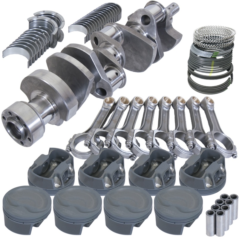 Eagle 13552L040 – Chevy LT1350 1Pc 3.750in Crank 6.000in I-Beam Rods -16cc 4.040in Pistons Rotating Assembly