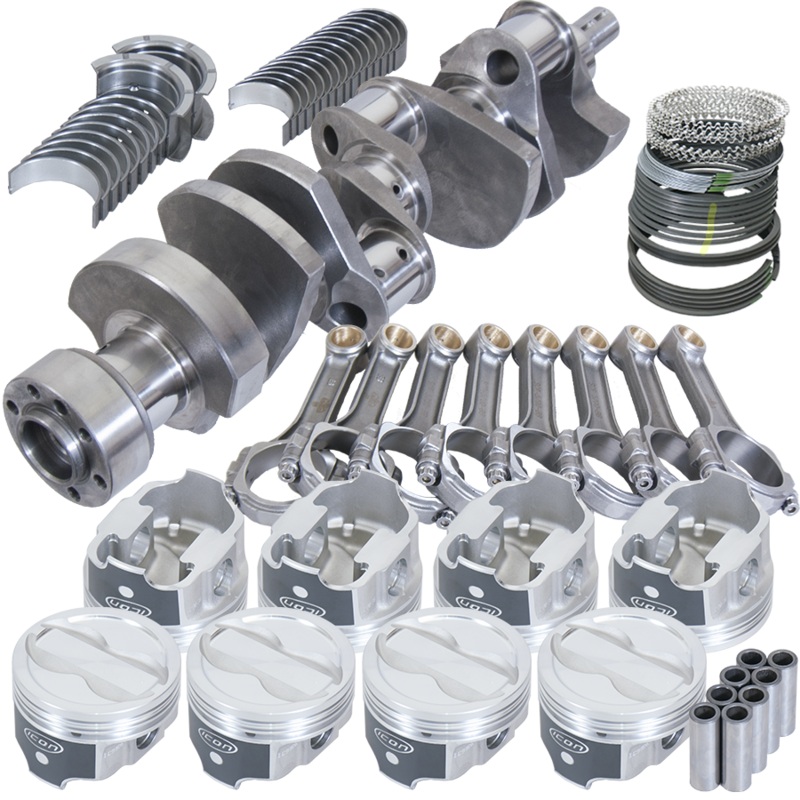 Eagle 13574L000 – Chevy LT1350 1Pc 3.750in Crank 5.700in I-Beam Rods -18cc 4.000in Pistons Rotating Assembly