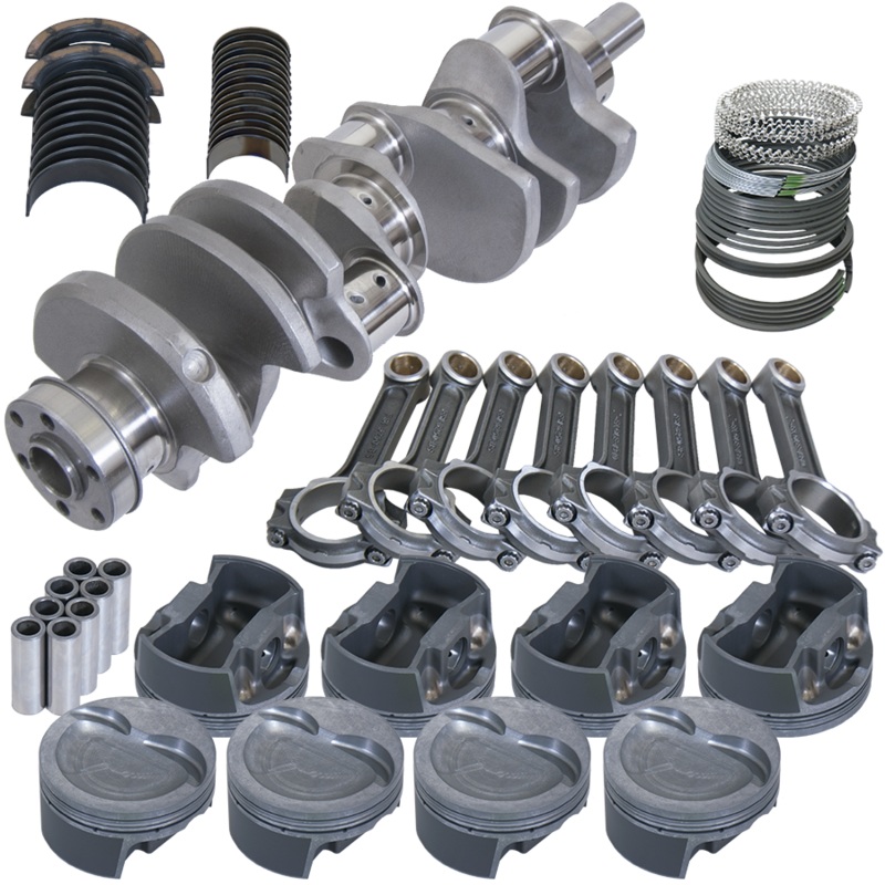 Eagle 14823030 – Ford 351W 4.000in Crank 6.250in I-Beam Rods -26cc Inv Dome 4.030in Pistons Rotating Assembly