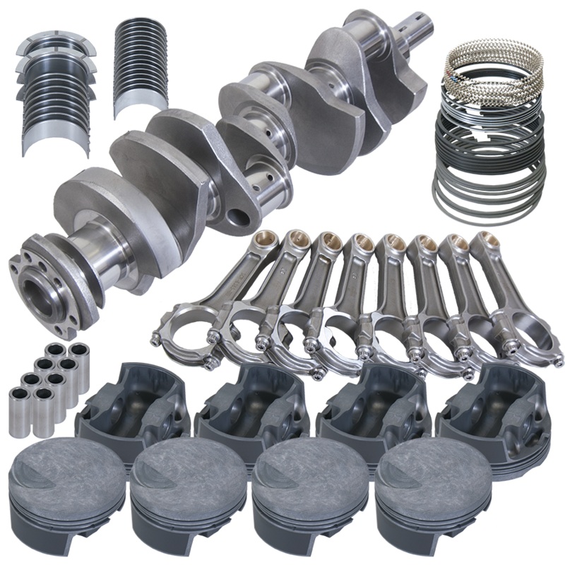 Eagle 18020L100 – Chevy 454 1Pc 4.250in Crank 6.385in I-Beam Rod -3cc Flat Top 4.350in Pistons Rotating Assembly