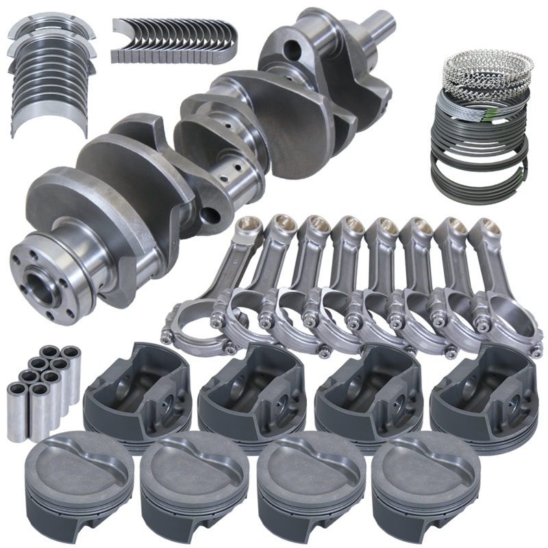 Eagle 16129040 – Ford 351W 4.000in Crank 6.250in I-Beam Rods -20cc Inv Dome 4.040in Pistons Rotating Assembly