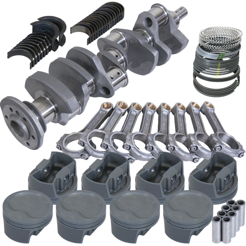 Eagle 62007040 – Chevy 350 3.750in Crank 5.700in I-Beam Rods -16cc 4.040in Pistons Rotating Assembly
