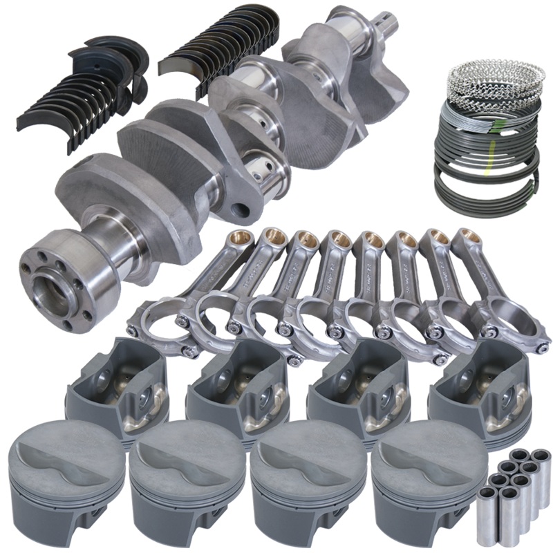 Eagle 62101040 – Chevy LT1 350 1Pc 3.480in Crank 5.700in I-Beam Rods -5cc 4.040in Pistons Rotating Assembly