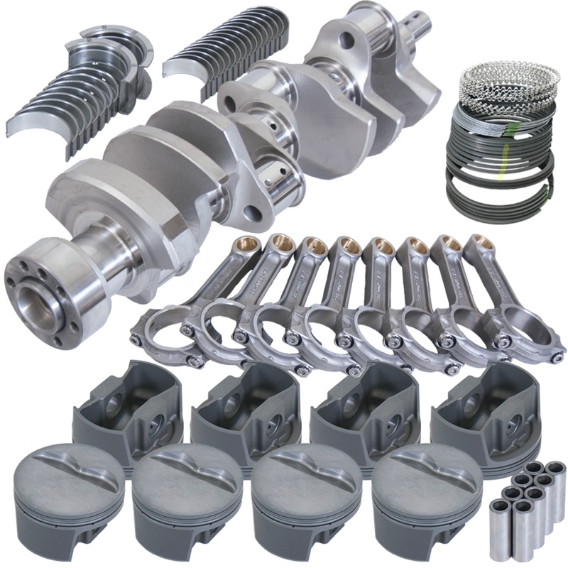 Eagle 62108040 – Chevy LT1 350 1Pc 3.750in Crank 5.700in I-Beam Rods -5cc 4.040in Pistons Rotating Assembly