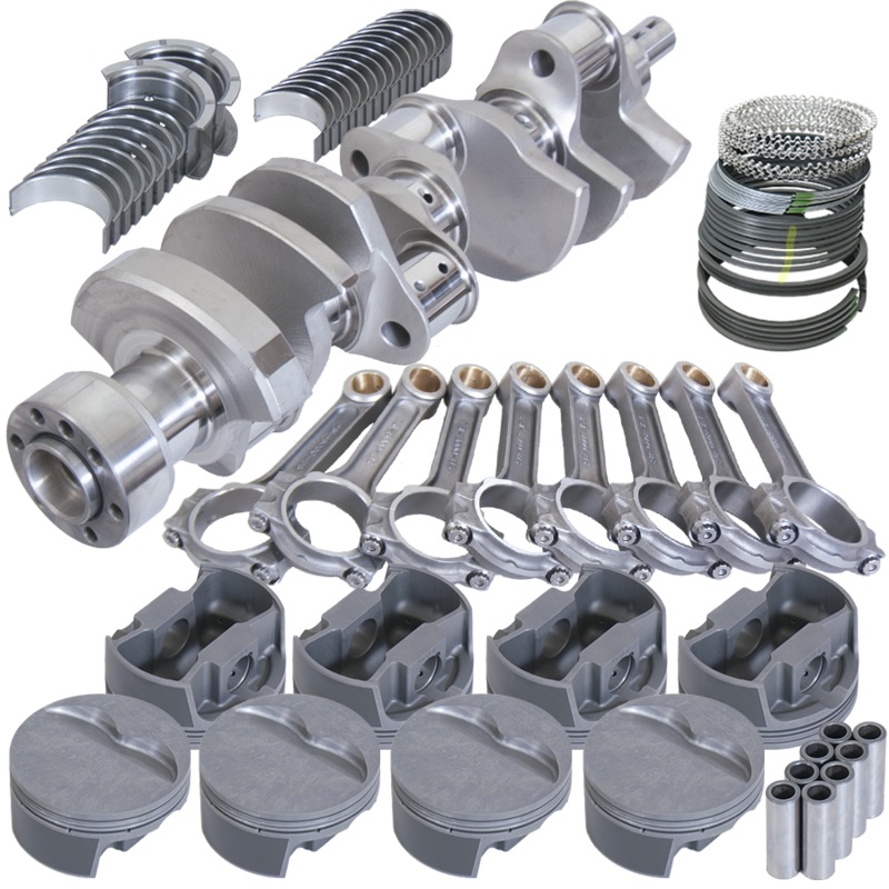 Eagle 62111040 – Chevy LT1 350 1Pc 3.750in Crank 6.000in I-Beam Rods -5cc 4.040in Pistons Rotating Assembly