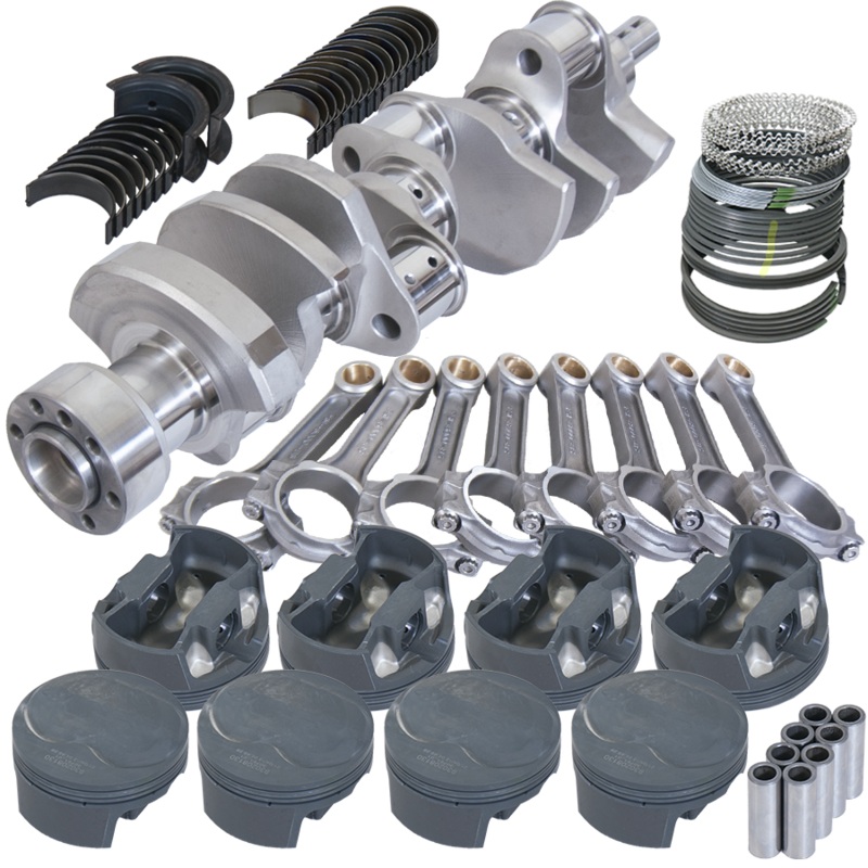 Eagle 62136040 – Chevy LT1 350 1Pc 3.750in Crank 6.000in I-Beam Rod 11cc Dome 4.040in Pistons Rotating Assembly