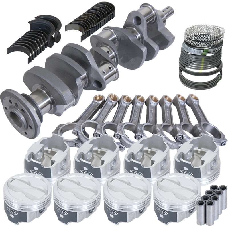 Eagle 62304030 – Chevy 350 3.750in Crank 5.700in I-Beam Rods -18cc 4.030in Pistons Rotating Assembly