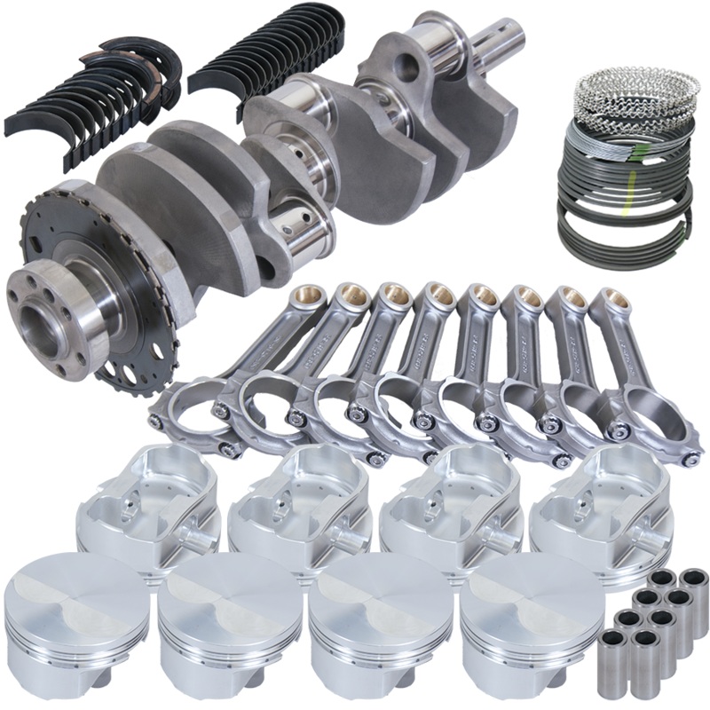 Eagle 628264005 – Chevy LS2 4.000in Crank 24 Tth Reluctor 6.125in I-Beam Rods 4.005in Pistons Rotating Assembly