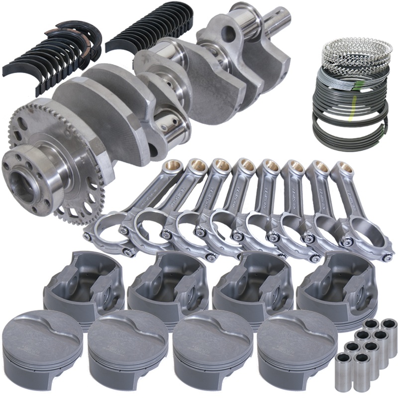 Eagle 629464030 – Chevy LS3 4.000in Crank 58 Tth Rlctor 6.125in I-Beam Rods 4.030in Pistons Rotating Assembly