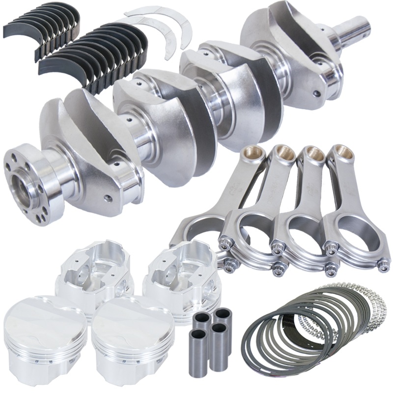 Eagle 85112865 – Nissan Sr20 91mm Billet Crank 5.365in H-Beam 7.3cc Dome 86.5mm Pistons Rotating Assembly