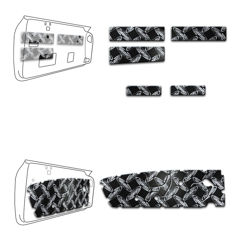 Dynamat XFO M1 D – 1964-66 MUSTANG CC DOOR