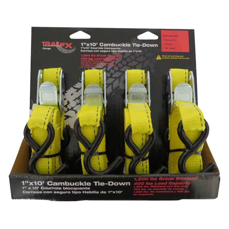 TrailFX A21023Y – TIE DOWN STRAP Trail FX CARGO STRAP