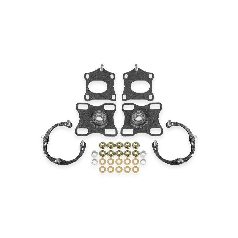 BMR WAK752H – Suspension 11-14 Ford Mustang Caster/Camber Plates – Black Hammertone