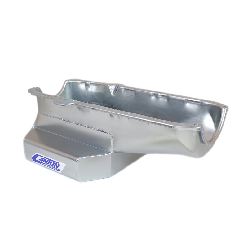 Canton 15-260 – Oil Pan Small Block Chevy 12 Inch Long Sump Pre-1980 Road Race Pan