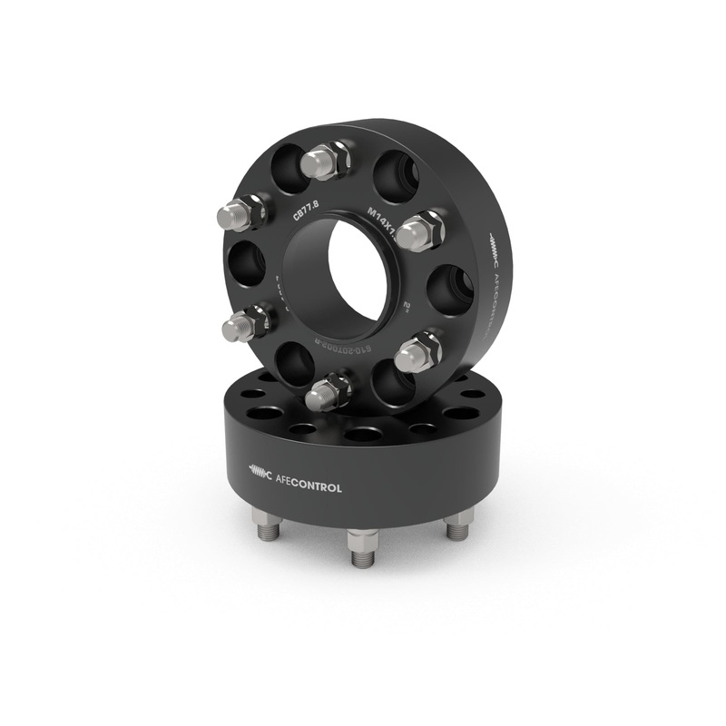 aFe Power 610-20T002-B – CONTROL Forged Aluminum Wheel Spacers 6×139.7 / CB 77.8 / 2in Thick – RAM 1500