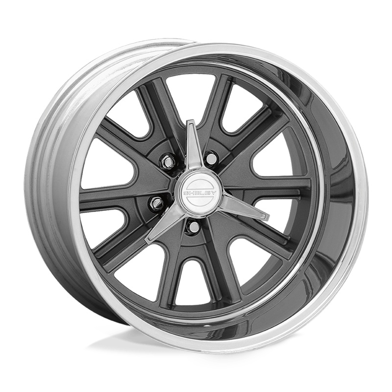 American Racing Wheels VN4278956560 – Vn427 Shelby Cobra 18X9.5 Two-Pc Mag Gray Polish Barrel