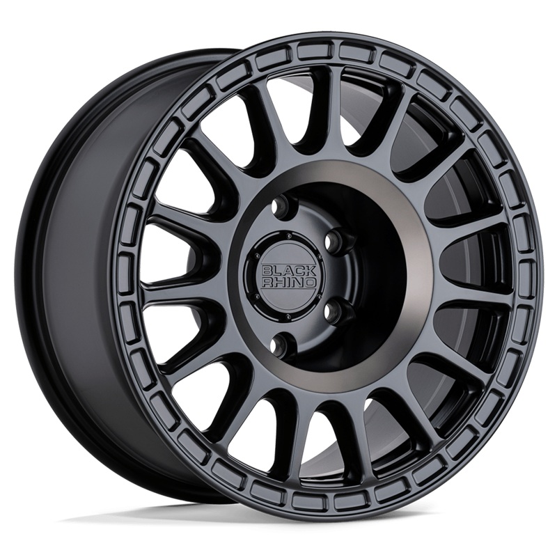 Black Rhino Wheels 1885SND006140M12A – Sandstorm 18X8.5 Semi G-Black W/ Mach Dark Ring