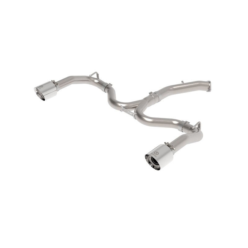 aFe Power 49-37037-P – Takeda 20-21 Kia Forte GT 1.6L (t) 3in to 2.5in SS Axle-Back Exhaust System w/ Polished Tips