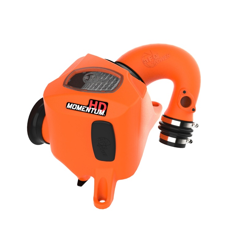 aFe Power 50-70063DN – Momentum HD Cold Air Intake System Orange w/ Pro DRY S Filter