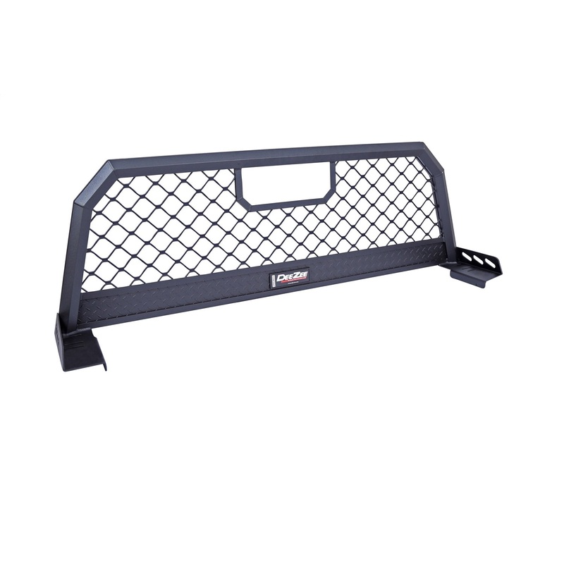DEE ZEE DZ95090TB – Cab Rack; Textured Black; Aluminum; Heavy Duty; Mesh; Incl. Mounting Brackets;