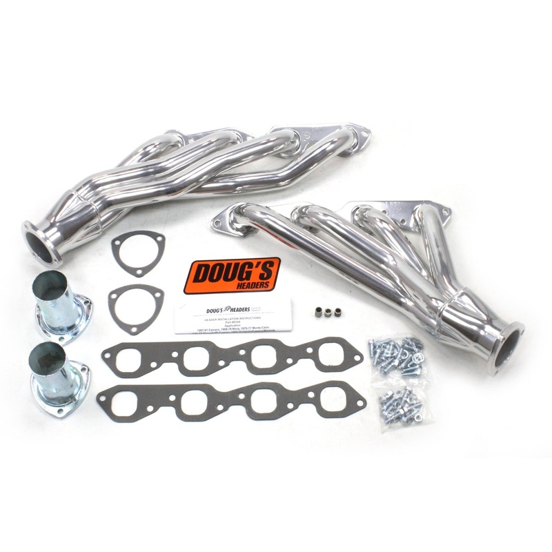Doug’s Headers D306 – 1 3/4 4-Tube Shorty Header Chevrolet Camaro Big Block Chevrolet 67-81 Metallic Ceramic Coating
