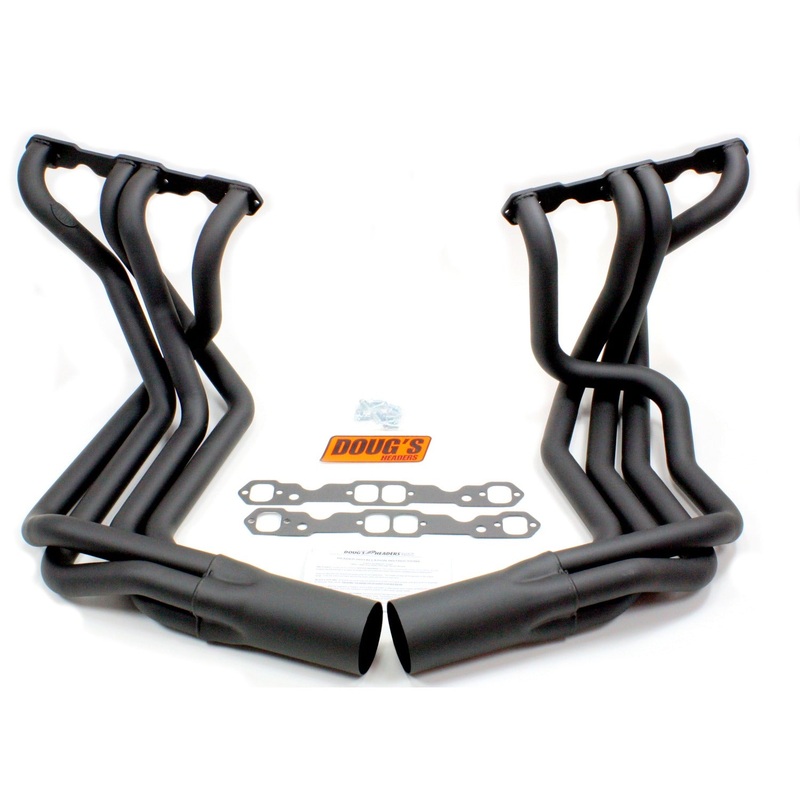 Doug’s Headers D380-B – 1 7/8 4-Tube Full Length Header Chevrolet Corvette Small Block Chevrolet 63-82 Sidemount Hi-Temp Black Coating