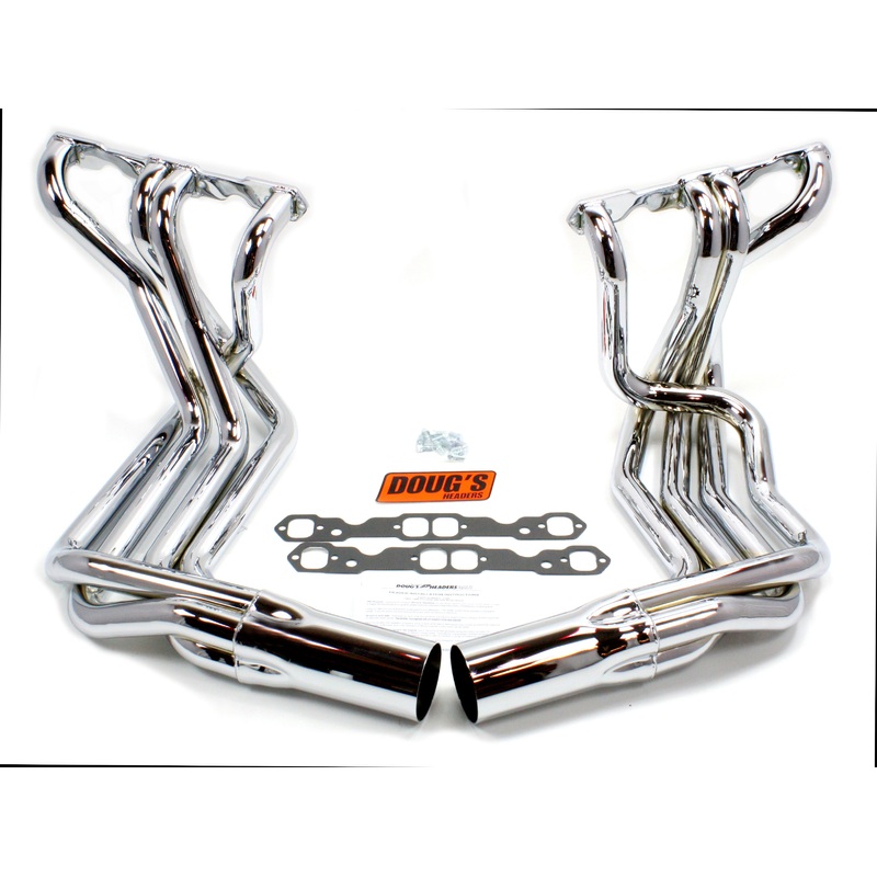Doug’s Headers D380-SS – 1 7/8 4-Tube Full Length Header Chevrolet Corvette Small Block Chevrolet 63-82 Sidemount Polished 304 Stainless Steel
