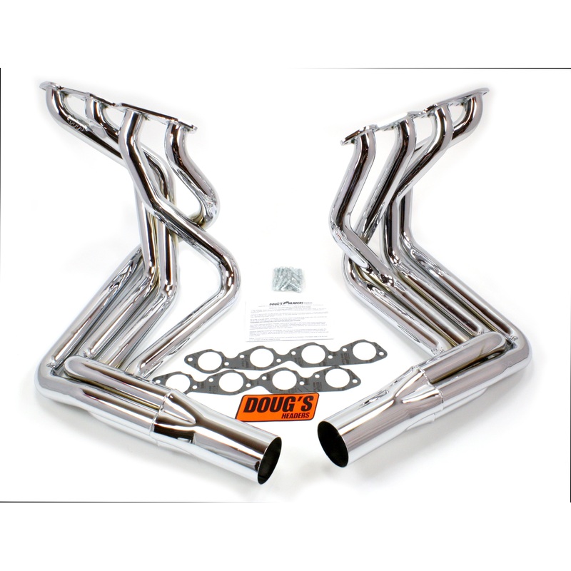 Doug’s Headers D381-SS – 2 1/8 4-Tube Full Length Header Chevrolet Corvette Big Block Chevrolet 63-82 Sidemount Polished 304 Stainless Steel