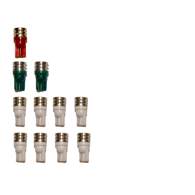 Drake Muscle SD-FOX-LED-GA-W – Ultra Bright Instrument Panel LED Bulb Kit