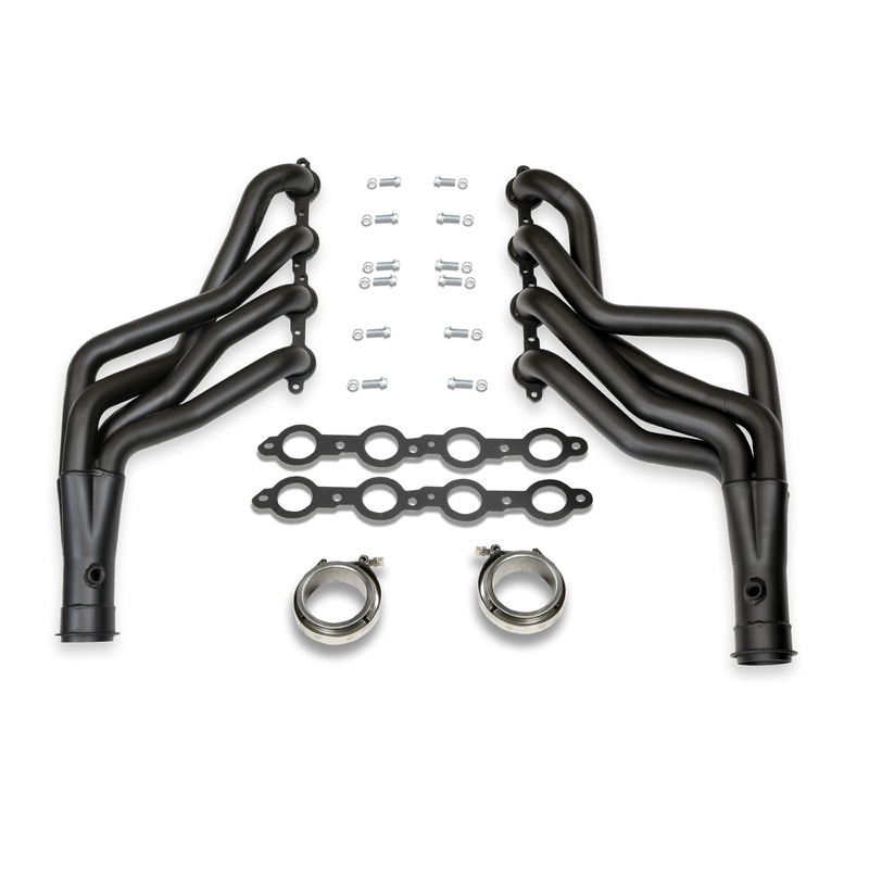 Doug’s Headers D3349-B – Doug’s Long Tube Header 64-67 GM A Body 4.8-6.2L LS Engine Swap 1 7/8 Primary 3 Collector Black Hi Temp Coated
