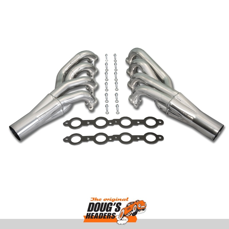 Doug’s Headers D3358-B – Doug’s Mid Length Header 70-81 GM F Body 4.8-6.2L LS Engine Swap 1 7/8 Primary 3 Collector Black Hi Temp Coated